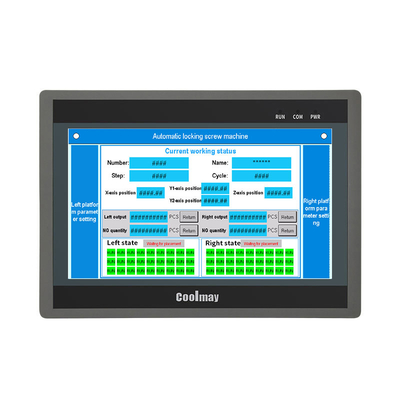 Coolmay อุตสาหกรรมอัตโนมัติ CNC ความเร็ว PLC Ethernet HMI โปรแกรมล็อกก์ควบคุม