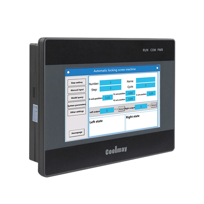 4.3 Inch HMI PLC Programming DC24V 60K Colors HMI 4-6W Consumption For Automation Control