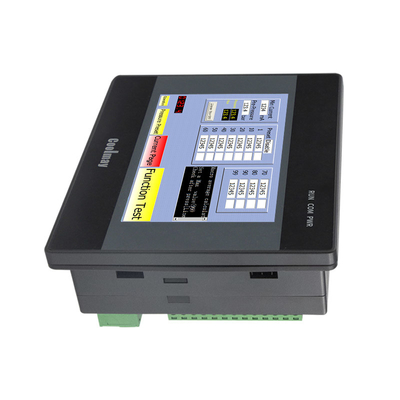 4GB Flash HMI PLC ระบบควบคุมอัตโนมัติคอมโบ DC 12V แรงดันไฟฟ้าอินพุต