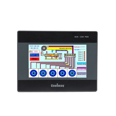 Coolmay Oem Odm Logo อุตสาหกรรมอัตโนมัติ 12v 12v 24v Ac Dc Relay 24mt ดิจิตอล Plc HMI รวม