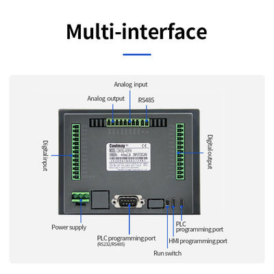 CNC Stepper Servo Brushless Pwm Dual Motor Driver Speed HMI PLC Combo Programmable Logic Controller เครื่องควบคุมความตกลงความเร็ว